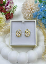 Gold-Plated Earring Set Skin-Friendly & Lightweight | Indian Jewellery Traditional Gold Plated Earning Set