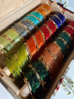 Indian New Kashmiri Ghunghroo Bangles with Raindrop Design | 12 Color Bridal Bangle Set | Traditional Indian Jewellery Bangles Combo Box Set
