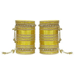 Indian Bangles, Indian Bangle Set, Bridal bangles, Traditional Brass Non Precious Metal Bangle Set For Women & Girls - Libasaa