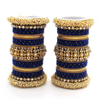 Indian bangle set, Wedding bangles, Indian bangles, Traditional Indian jewelry, Brass Metal and Stone Bridal Bangle Set for Women