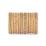 Indian Bangle set , Bridal Bangles, Thread Bangle Set, Stone & Silk Threads Bridal Bangle Set for Women, Indian Bollywood Jewelry for Girls