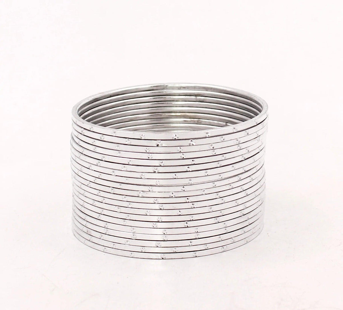 Indian Bangles Set 24 Self Round Dot Design Bangles, Indian Jewelry, Bridal Bangles for Women, Indian Bangles, Bollywood Jewelry