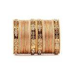 Wine Metal Bangle Set Churiyan Bridal Chudiyan Indian jewelry (Set of 2)