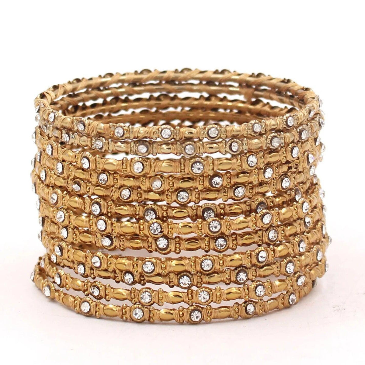 Indian Bangles / 12 Thread Stones Bangle Set / Indian Jewelry / Bridal Bangles / Stone Bangles / Bollywood Jewelry / Chudiyan for Women