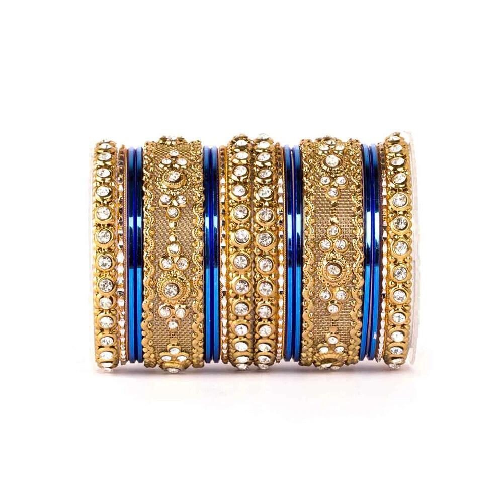 Indian gold bangles with different color bangles, Wedding bangles, bangle set, Festive color bangles, Indian bollywood jewelry