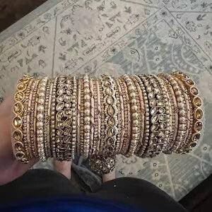 Customize Indian bangles set, Indian bangles, Wedding jewelry, colorful bangles, can be customized in any color