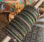 Customize Indian bangles set, Indian bangles, Wedding jewelry, colorful bangles, can be customized in any color