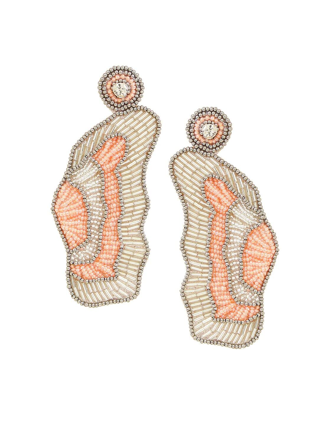 Handmade Rose Shaped Earrings, Long Earrings, Long Earring For Women Indian handmade Jhumka Gift For Her