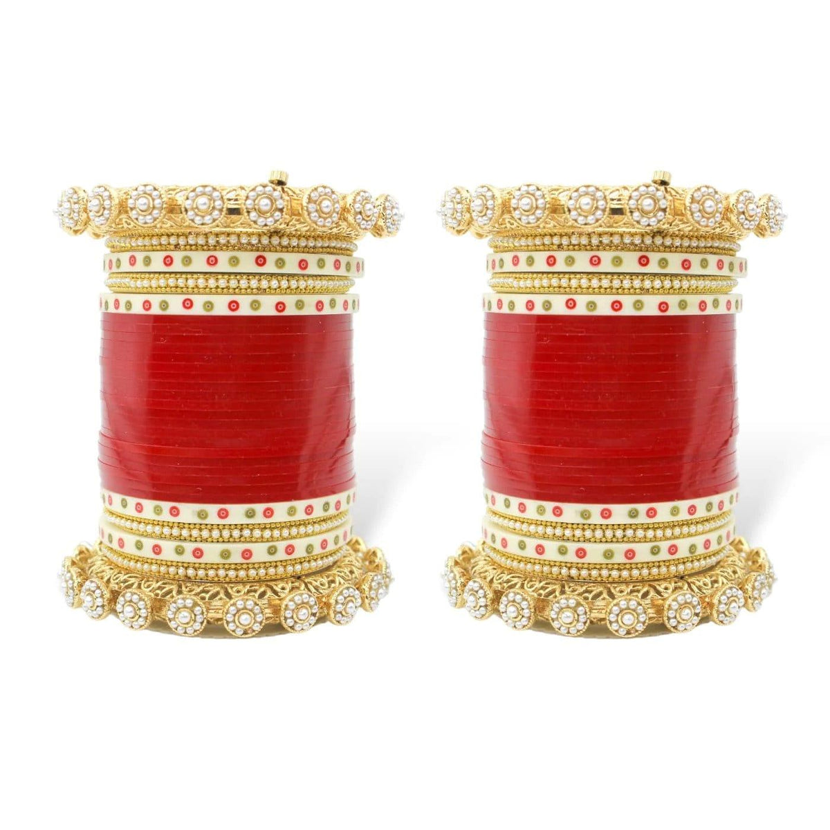 Bridal Chura with Pacheli Rajwadi Kada, Punjabi Chuda Wedding Bangles, Punjabi Choora, Pakistani Choora, Punjabi Chooda