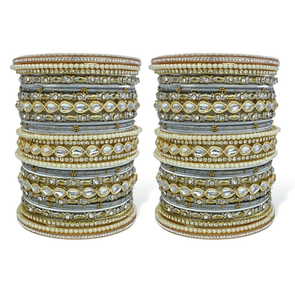 Light Blue Ethnic Kundan Bangles Set, Bridal | Wedding Bangles| Colorful | Beautiful | Fashion Bangles | Special Occasions | Eid