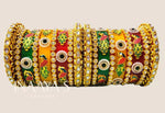 Rajwadi Chuda, Rajasthani Chuda, Kundan Chuda, Meenakari Choora, Rajwadi Bangles Set, Peacock Choora, Kundan Bangle Set, Bridal Chuda Set