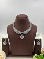 American Diamond Necklace Set – Elegant Bridal & Party Wear Jewelry