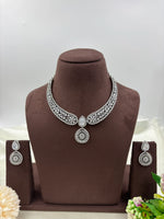 American Diamond Necklace Set – Elegant Bridal & Party Wear Jewelry