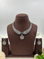 American Diamond Necklace Set – Elegant Bridal & Party Wear Jewelry