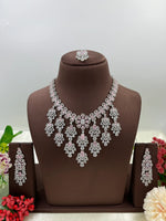 American Radiant Elegance Necklace Set with Earrings – Party & Bridal Jewelry