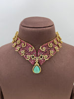 Premium Victorian Moissanite Necklace – Timeless Royal Elegance - Libasaa.com