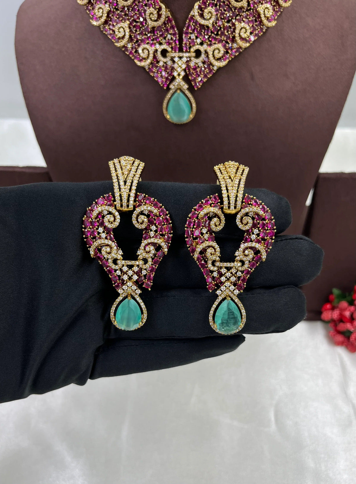 Premium Victorian Moissanite Necklace – Timeless Royal Elegance