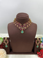 Premium Victorian Moissanite Necklace – Timeless Royal Elegance - Libasaa.com