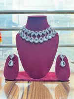 Bollywood Inspired Indian Traditional Polki Choker Set, Bollywood Design Polki Layered Choker Jewelry Set, Indian Polki Wedding Jewelry Set