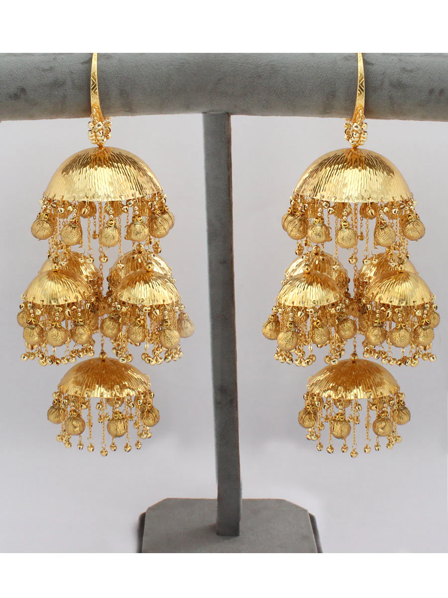 Gold Bridal Kaleere Multi Tiered Indian Wedding Jewelry, Gold Kaleeray, Pakistani Kaleere Jewelry, Jaipuri Golden Kaleele, Celebrity Kaleere