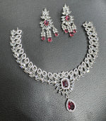 Sparkling Indian Pearl Necklace Earrings Set, Bridal Kundan Necklace Set, Bollywood AD Jewelry Set, Wedding Indian Kundan Choker Set, Pakistani Pearl Jewelry Set