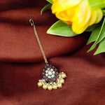 Indian Drop Stone Work Maangtikka For Women