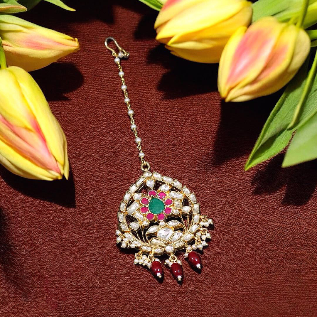 Beautiful Jaipuri Traditional Mangtika For Wedding