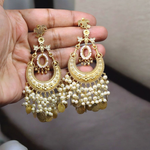 Sabyasachi inspired Gold Plated Traditional Wedding Earrings Set