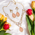 Multi Layer Pakistani Polki NecklaceEarrings Set