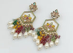 Bollywood Premium Kundan Earrings Handmade Ethnic Jewelry for Women