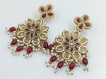 Indian Flower Design Kundan Perfect Jewelry Engagements Wedding
