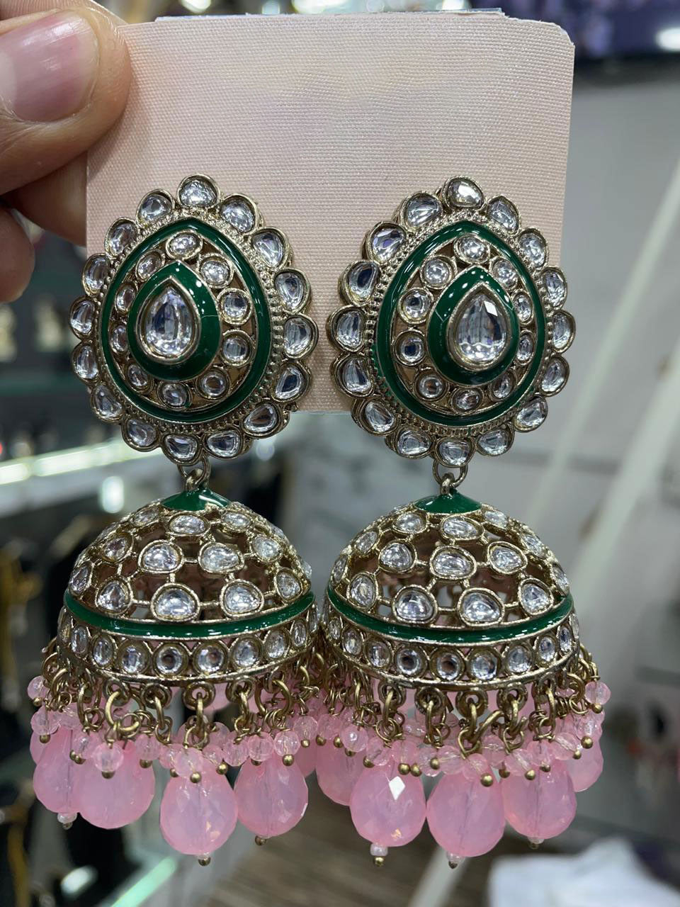 Bollywood Premium Earrings Handcrafted Ethnic Jewelry for Weddings