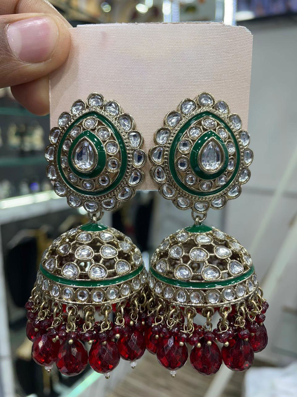 Bollywood Premium Earrings Handcrafted Ethnic Jewelry for Weddings