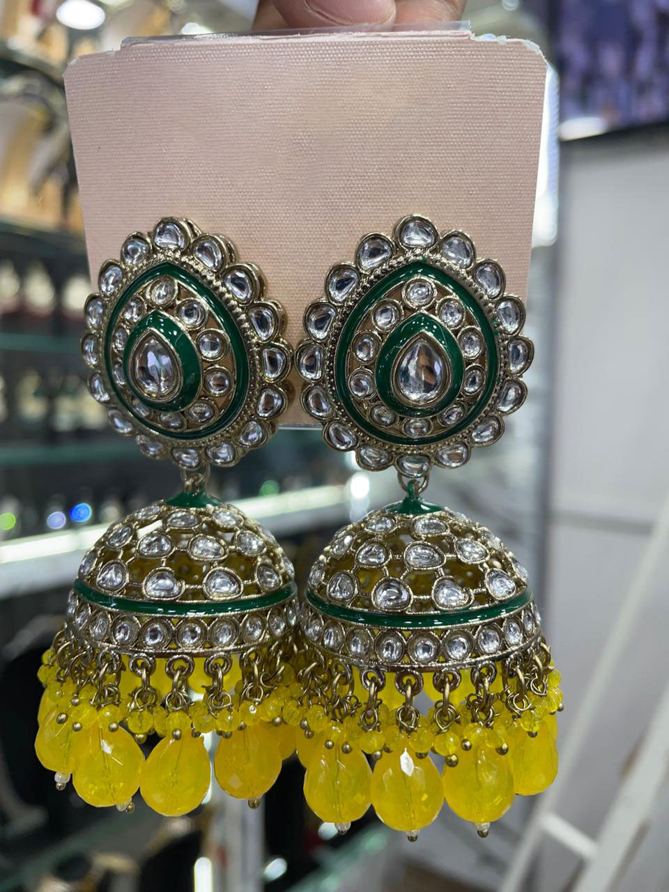 Bollywood Premium Earrings Handcrafted Ethnic Jewelry for Weddings