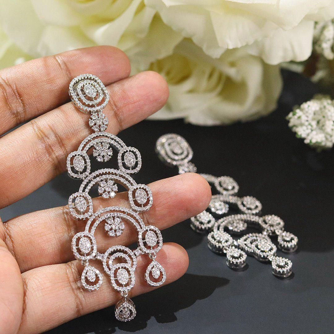 Pakistani Kundan Earrings Handmade Jewelry for Special Occasions and Weddings