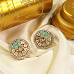 Elegant Gem Drop Earrings with Crystal Accents for Weddings and Formal Events