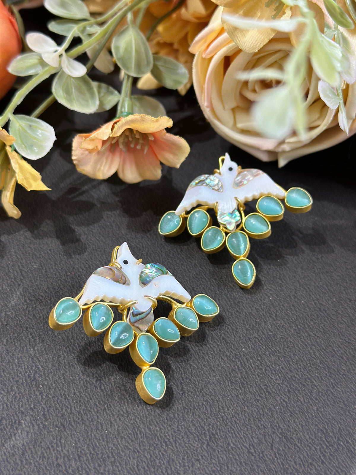 Luxury Kundan Earrings for Weddings Engagements and Inspired by Bollywood Glam