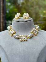 Anushka Sharma Inspired Kundan Necklace with Earrings for Weddings and Engagements