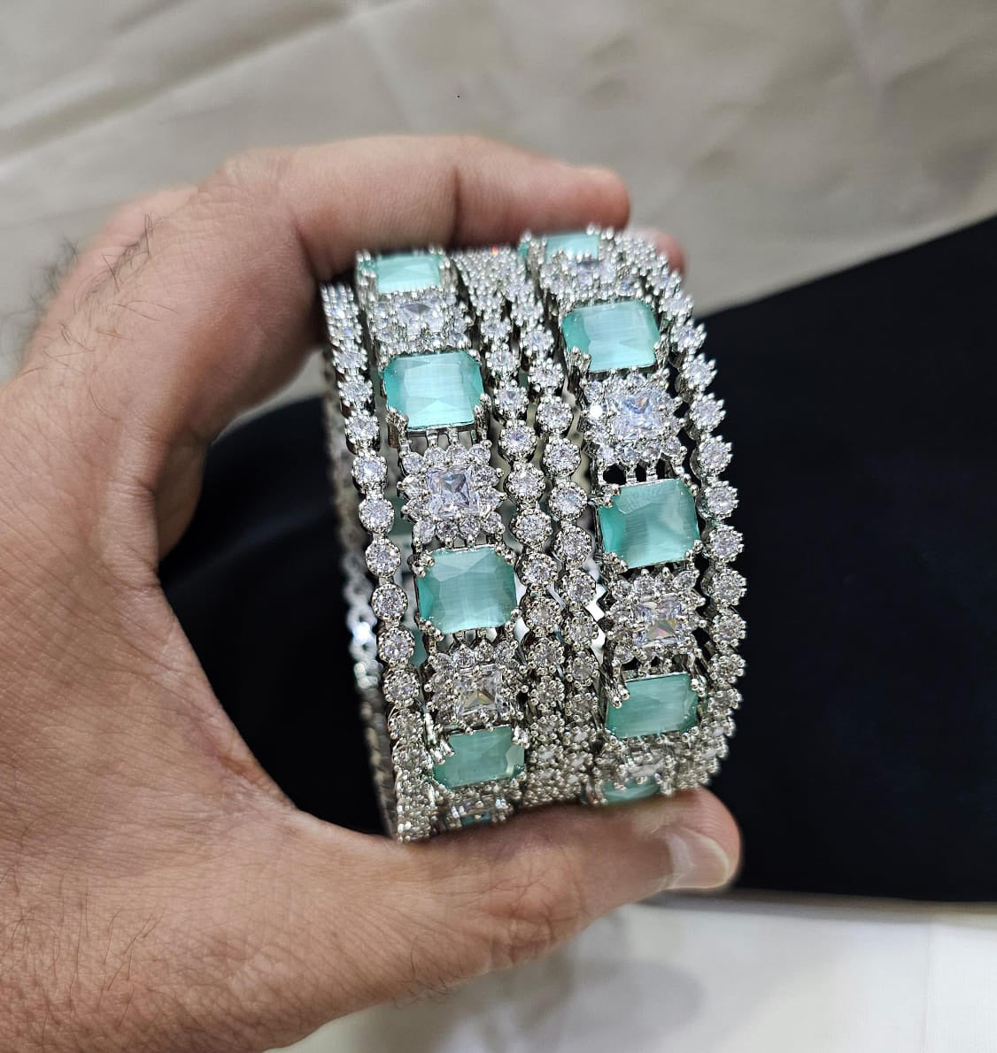 Bollywood inspired radiant shape bangle set showcasing Indian and Pakistani designs perfect for weddings and traditional celebrations