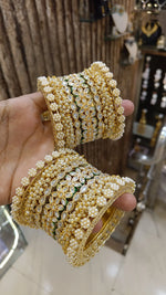 Crystal Studded Wedding Bangles Indian Bridal Design
