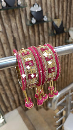 Bridal Crystal AD Bangles JumkaIndian Premium Design