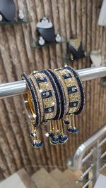 Bridal Crystal AD Bangles JumkaIndian Premium Design