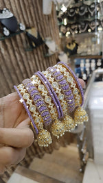 Delight Crystal Bangles Set Bridal Weddings Perfection Indian Jewelry