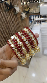 Delight Crystal Bangles Set Bridal Weddings Perfection Indian Jewelry