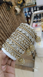 Crystal Perfection Pakistani Bangles Jhumka Set Jewellery Collection