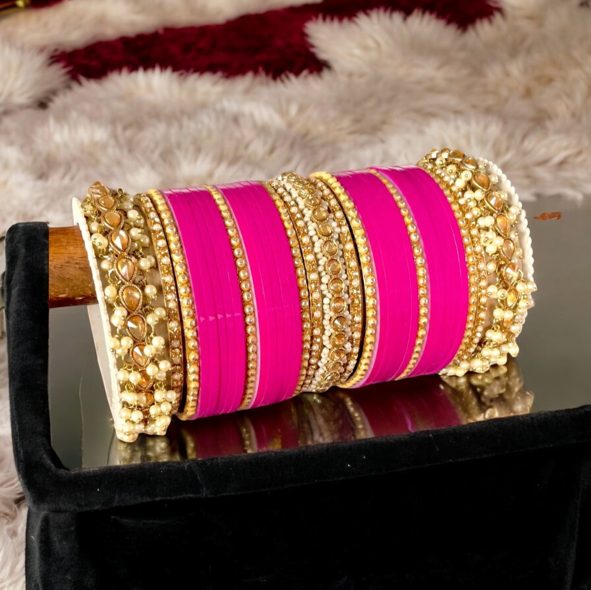 Pakistani Bridal Chura Jewellery set, Indian Chura Jewelry, Bridal Chura, Wedding Chura, Bangles Jewelry set, Pearl Chura