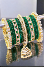 Punjabi Bridal Chura Pearl Jewellery Set, traditionalchura, Punjabi chura