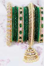 Punjabi Bridal Chura Pearl Jewellery Set, traditionalchura, Punjabi chura
