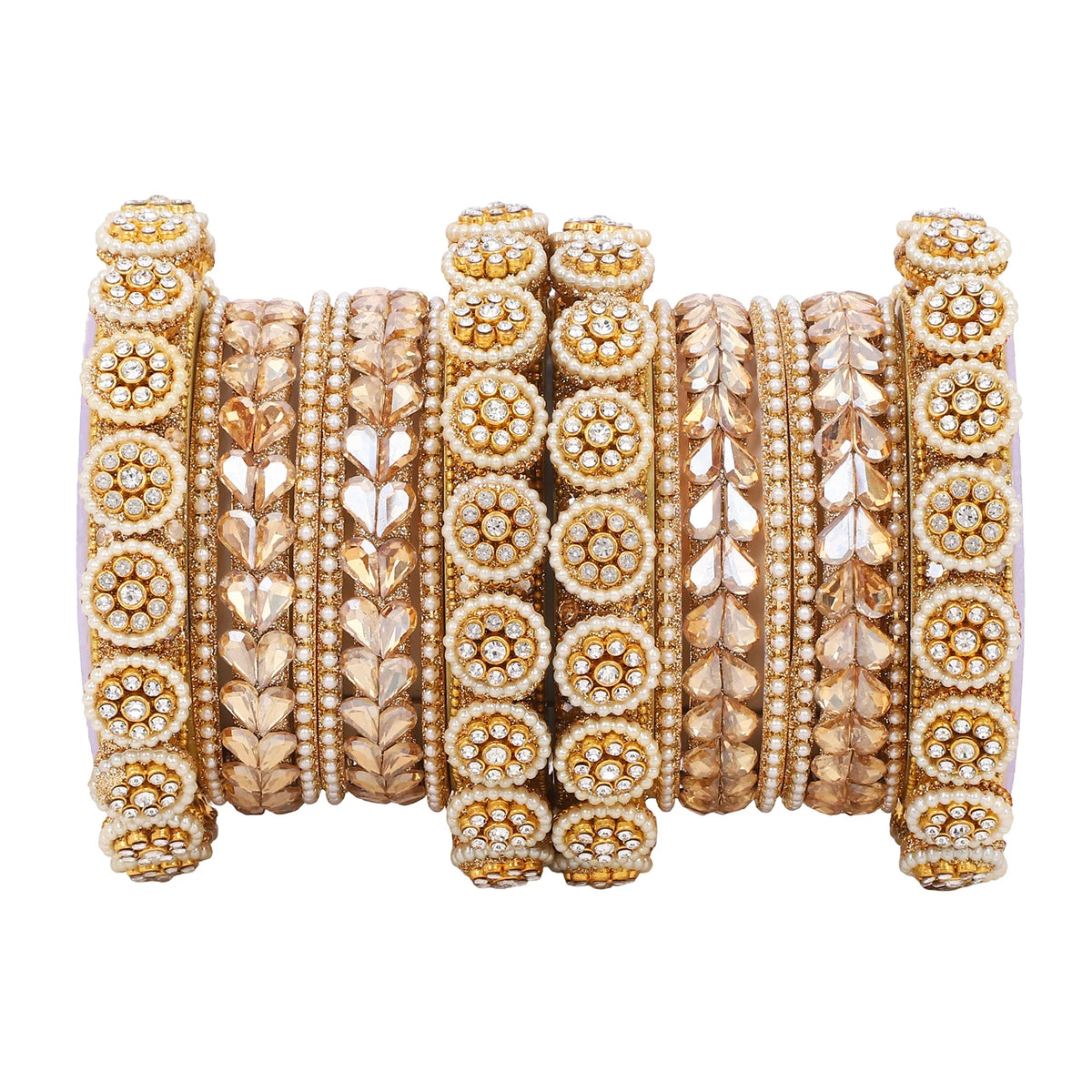 Traditional Rajasthani Bridal Chura with Pacheli Kada Indian Bridal Jewelry