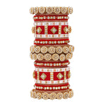 Traditional Rajwadi Chura with Pacheli Kada | Rajasthani Bridal Bangles Set | Indian Wedding Jewelry